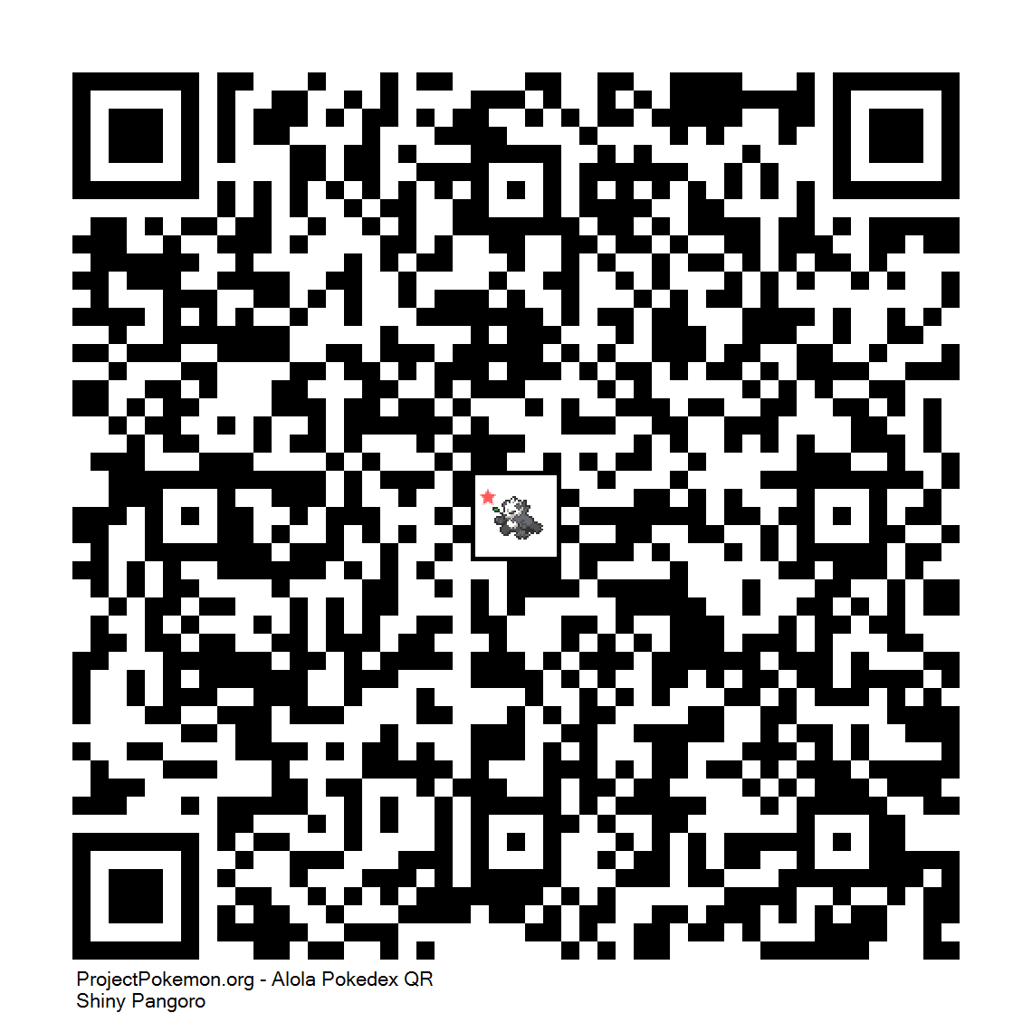 Cdigo QR de Pangoro variocolor